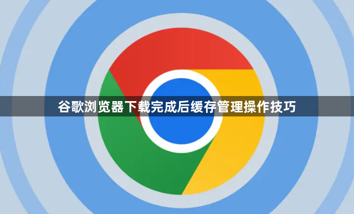 谷歌浏览器下载完成后缓存管理操作技巧1