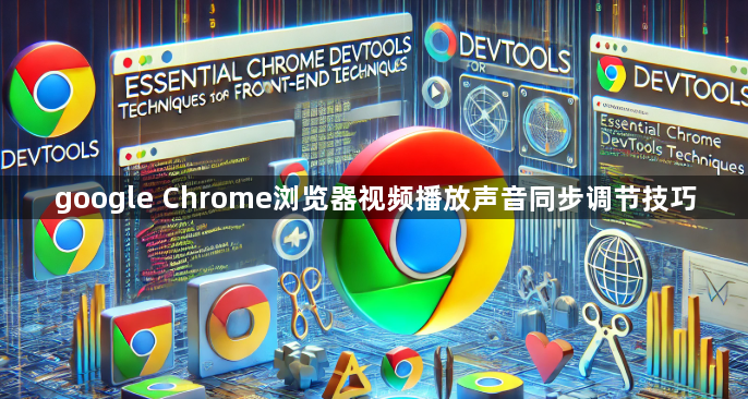 google Chrome浏览器视频播放声音同步调节技巧1