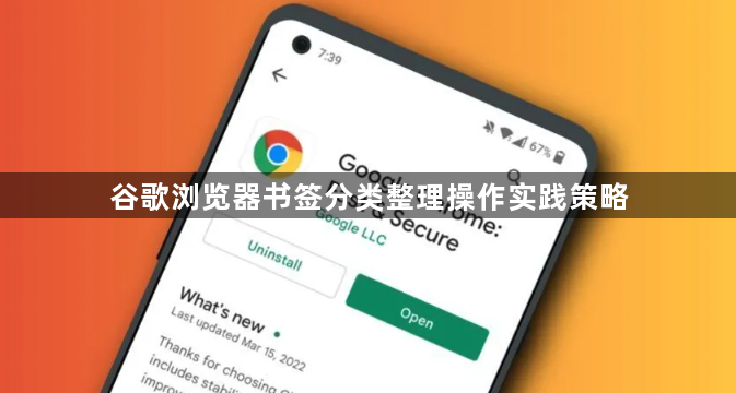 谷歌浏览器书签分类整理操作实践策略1