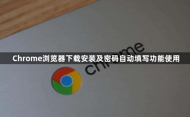 Chrome浏览器下载安装及密码自动填写功能使用1
