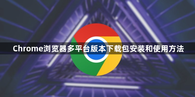 Chrome浏览器多平台版本下载包安装和使用方法1