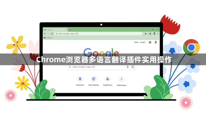 Chrome浏览器多语言翻译插件实用操作1