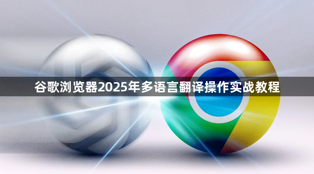谷歌浏览器2025年多语言翻译操作实战教程1