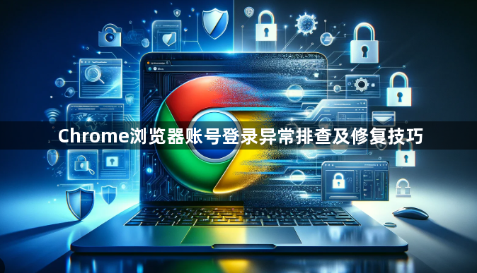 Chrome浏览器账号登录异常排查及修复技巧1