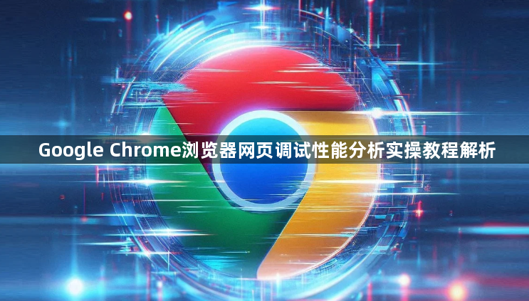 Google Chrome浏览器网页调试性能分析实操教程解析1