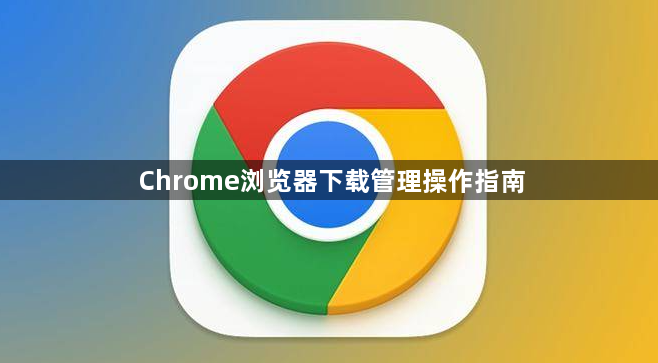 Chrome浏览器下载管理操作指南1