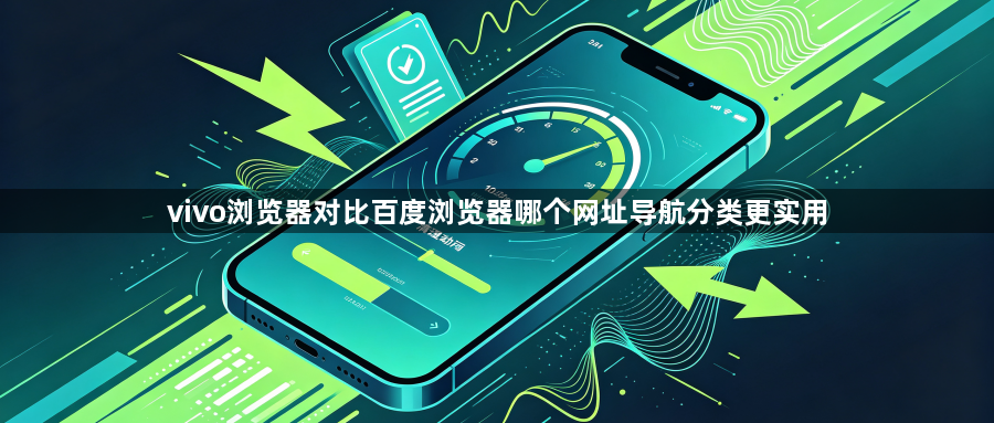 vivo浏览器对比百度浏览器哪个网址导航分类更实用1