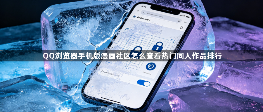 QQ浏览器手机版漫画社区怎么查看热门同人作品排行1