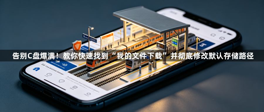 告别C盘爆满！教你快速找到“我的文件下载”并彻底修改默认存储路径1