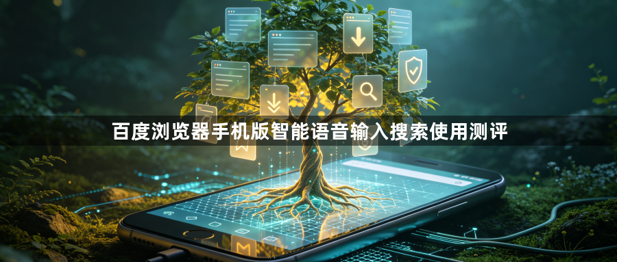 百度浏览器手机版智能语音输入搜索使用测评1