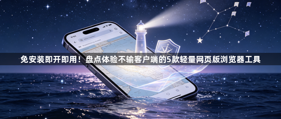 免安装即开即用！盘点体验不输客户端的5款轻量网页版浏览器工具1