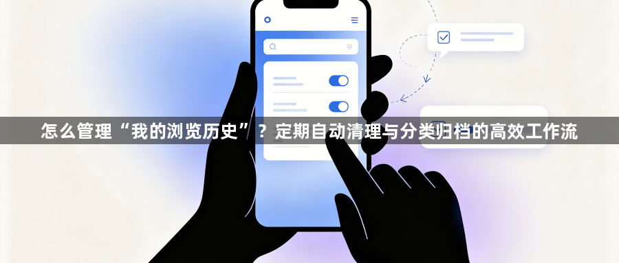 怎么管理“我的浏览历史”？定期自动清理与分类归档的高效工作流1