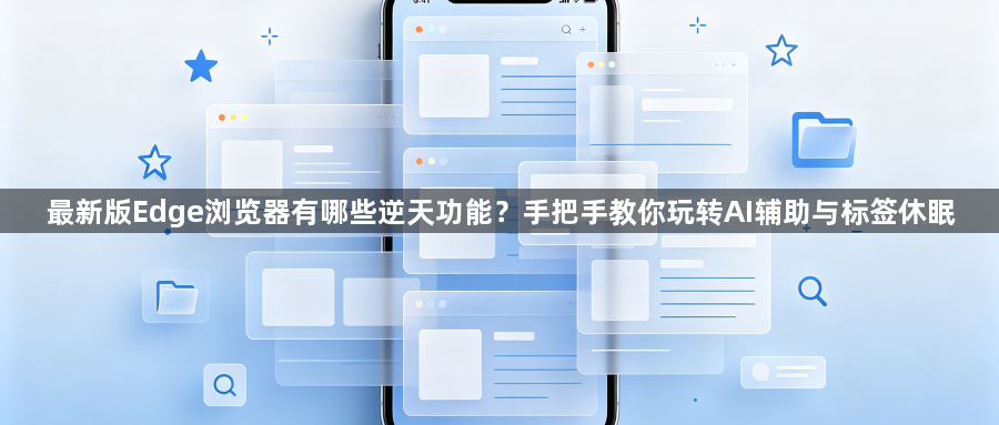 最新版Edge浏览器有哪些逆天功能?手把手教你玩转AI辅助与标签休眠1