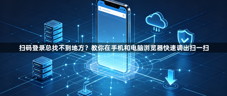 扫码登录总找不到地方？教你在手机和电脑浏览器快速调出扫一扫1
