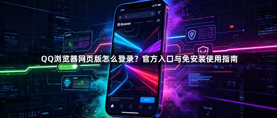 QQ浏览器网页版怎么登录？官方入口与免安装使用指南1
