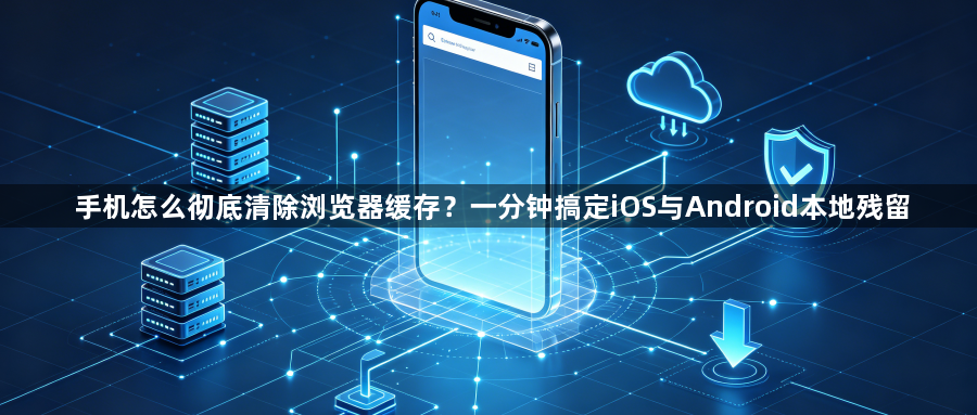 手机怎么彻底清除浏览器缓存？一分钟搞定iOS与Android本地残留1