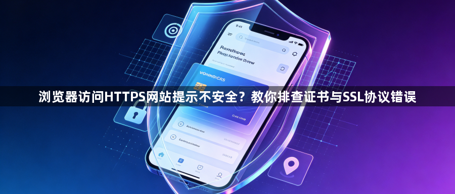 浏览器访问HTTPS网站提示不安全？教你排查证书与SSL协议错误1