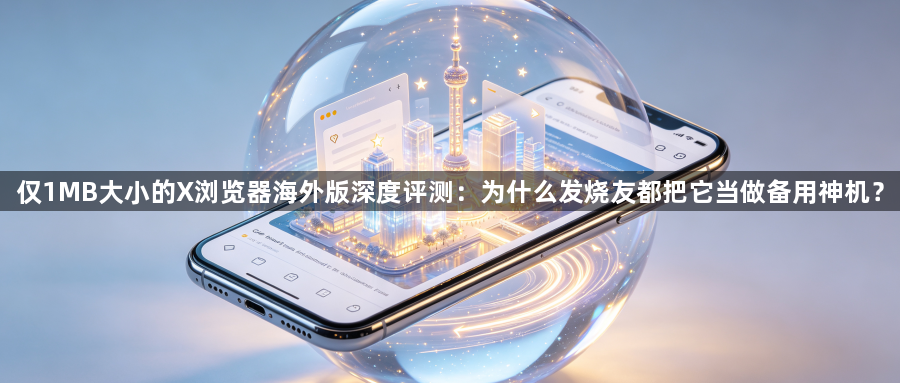 仅1MB大小的X浏览器海外版深度评测：为什么发烧友都把它当做备用神机？1