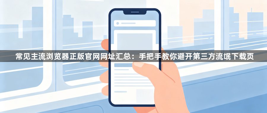 常见主流浏览器正版官网网址汇总：手把手教你避开第三方流氓下载页1