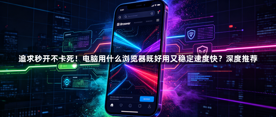 追求秒开不卡死！电脑用什么浏览器既好用又稳定速度快？深度推荐1