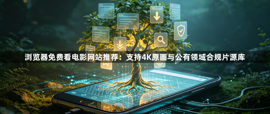 浏览器免费看电影网站推荐：支持4K原画与公有领域合规片源库1