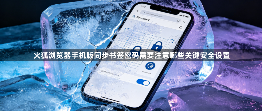 火狐浏览器手机版同步书签密码需要注意哪些关键安全设置1