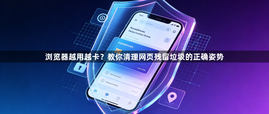 浏览器越用越卡？教你清理网页残留垃圾的正确姿势1