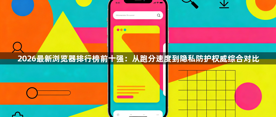 2026最新浏览器排行榜前十强：从跑分速度到隐私防护权威综合对比1