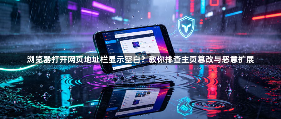 浏览器打开网页地址栏显示空白？教你排查主页篡改与恶意扩展1