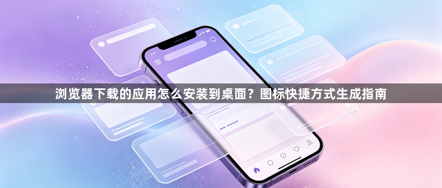 浏览器下载的应用怎么安装到桌面？图标快捷方式生成指南1